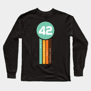 42.The hitchhikers // guide to the galaxy Long Sleeve T-Shirt